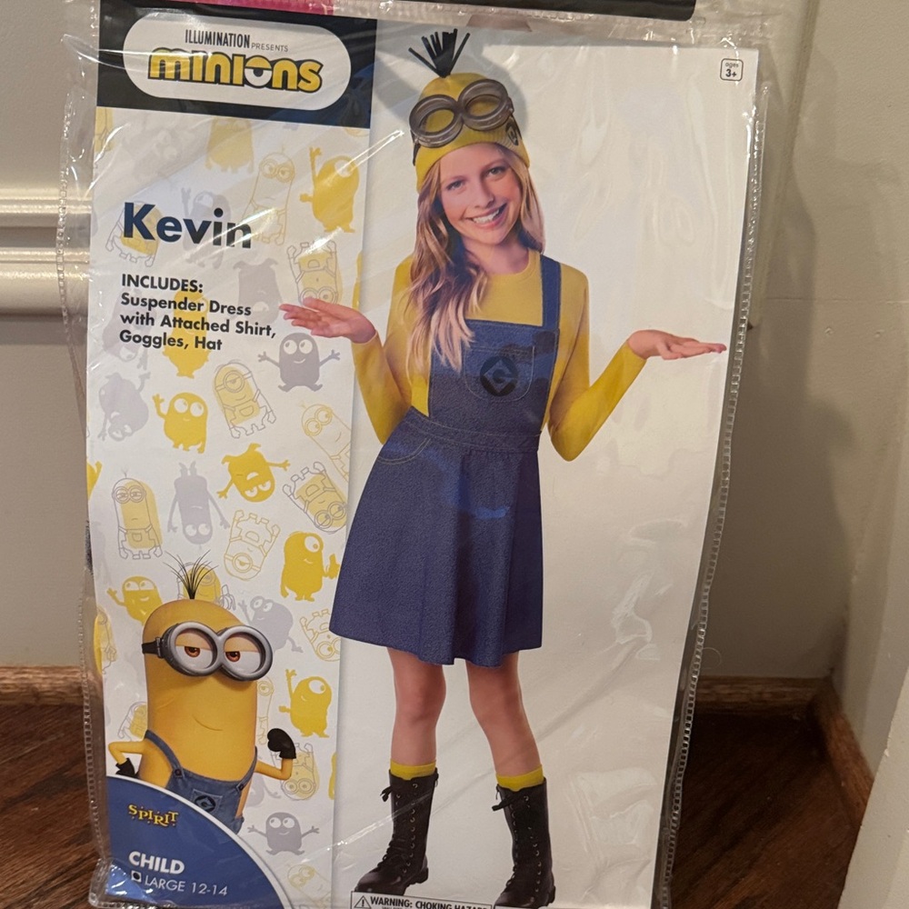 Spirit Minions Kevin Kids Costume - Blue and Yellow